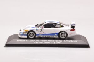 Porsche 911 997 GT3 Cup #3 Team Araxa Racing R. Westbrook Porsche Carrera Cup 2007 Minichamps 1:43 WAP02012318VKK Diecast