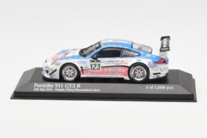 Porsche 911 997 GT3 R Cybernet #123 Fumal / Thiry / Rosenlad / Lefort 24 Hours of Spa 2011 Minichamps 1:43 400118923 Diecast
