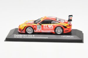 Porsche 911 997 GT3 R ITAS #18 De Lorenzi / Bonetti / Caccia / Bontempelli 24 Hours of Spa 2011 Minichamps 1:43 400118918 Die