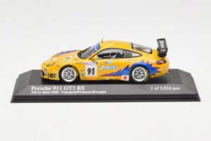 Porsche 911 997 GT3 RS T2M #91 Yamagishi / Fournoux / Konopka 24 Hours of Le Mans 2006 Minichamps 1:43 400066991 Diecast