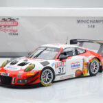 Porsche 911 GT3 R Frikadelli Racing Team #31 M. Arnold / I. Fernandez Winners VLN Round 3 2018 Minichamps 1:18 153186991 Diec - image 6 of 6