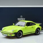 Porsche 911 930 Turbo 3.0 Light Green Norev 1:18 187666 Diecast - image 7 of 7