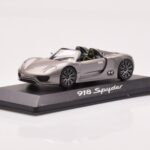 Porsche 918 Spyder Grey Metallic Minichamps 1:43 WAP0201910B Diecast - image 2 of 4