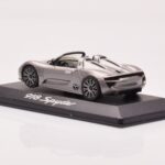 Porsche 918 Spyder Grey Metallic Minichamps 1:43 WAP0201910B Diecast - image 3 of 4
