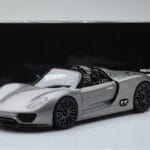 Porsche 918 Spyder Prototype Grey Metallic Minichamps 1:18 110060030 Diecast - image 7 of 7