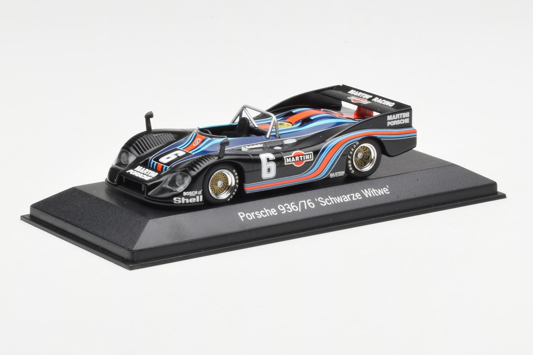 Porsche 936/76 Martini #6 Schwarze Witwe Minichamps 1:43 WAP02000518 Diecast - image 2 of 4