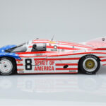 Porsche 956L Spirit of America #8 G. Follmer / J. Morton / K. Miller 24 Hours of Le Mans 1986 Minichamps 1:18 180866508 Dieca - image 4 of 8