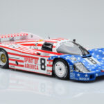Porsche 956L Spirit of America #8 G. Follmer / J. Morton / K. Miller 24 Hours of Le Mans 1986 Minichamps 1:18 180866508 Dieca - image 6 of 8