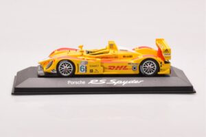 Porsche RS Spyder #6 DHL R. Briscoe / S. Maassen / J-F. Colard ALMS 2007 Minichamps 1:43 WAP02060917 Diecast