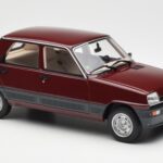 Renault 5 GTL Bordeaux Red Otto 1:18 OT1059 Resin - image 4 of 6