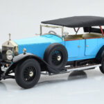 Rolls-Royce Phantom I Cabriolet Blue Kyosho 1:18 08931LB Diecast