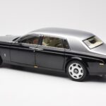 Rolls-Royce Phantom VII EWB Black and Silver Kyosho 1:18 08841BKS Diecast - image 7 of 8