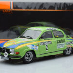Saab 96 V4 #2 S. Blomqvist / H. Sylvan Rally Sweden 1976 IXO 1:18 18RMC085B Diecast - image 6 of 6