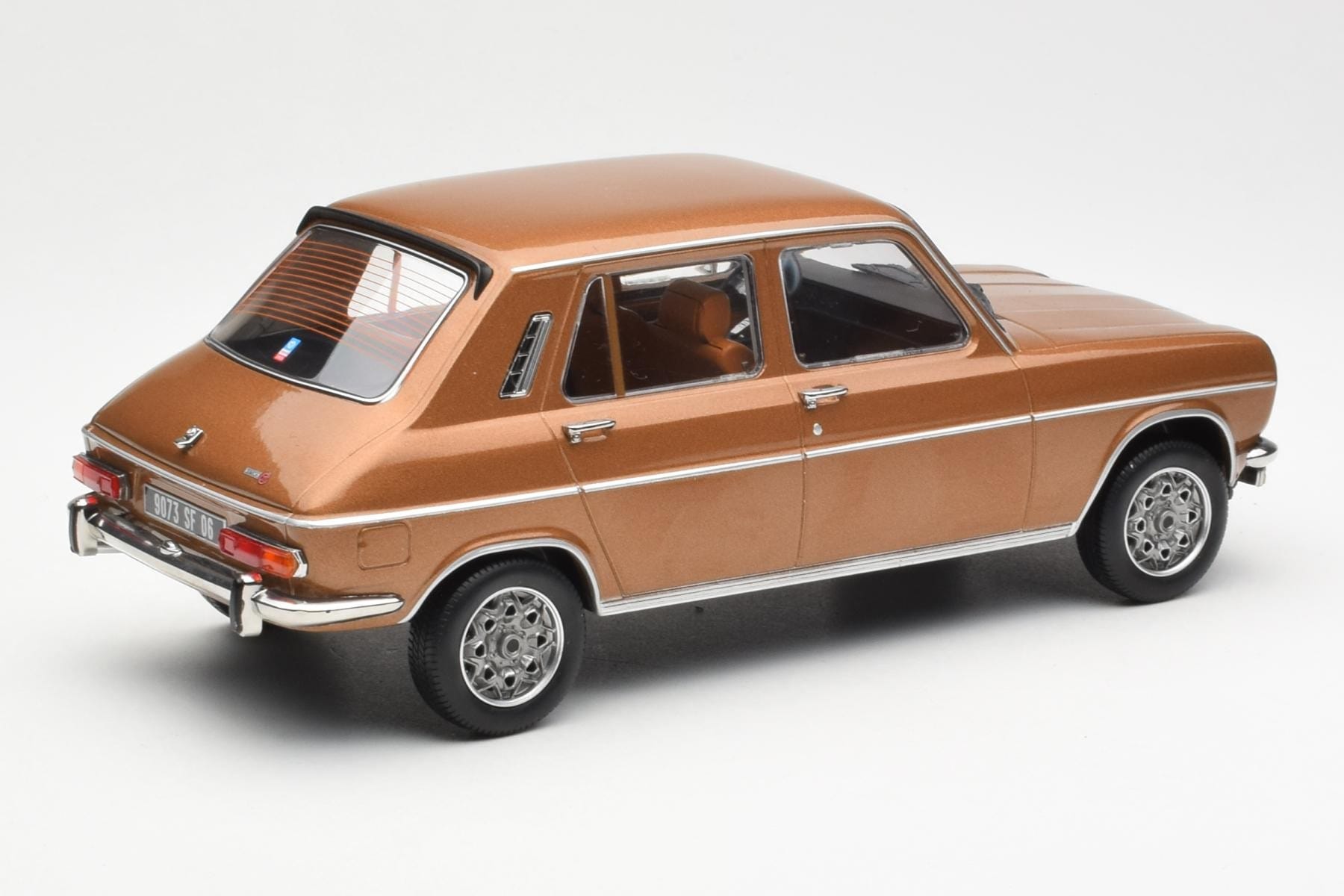 Simca 1100 Ti Sandalwood Metallic Norev 1:18 185750 Diecast - image 2 of 6