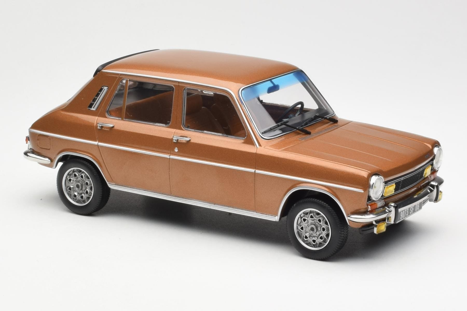 Simca 1100 Ti Sandalwood Metallic Norev 1:18 185750 Diecast - image 4 of 6