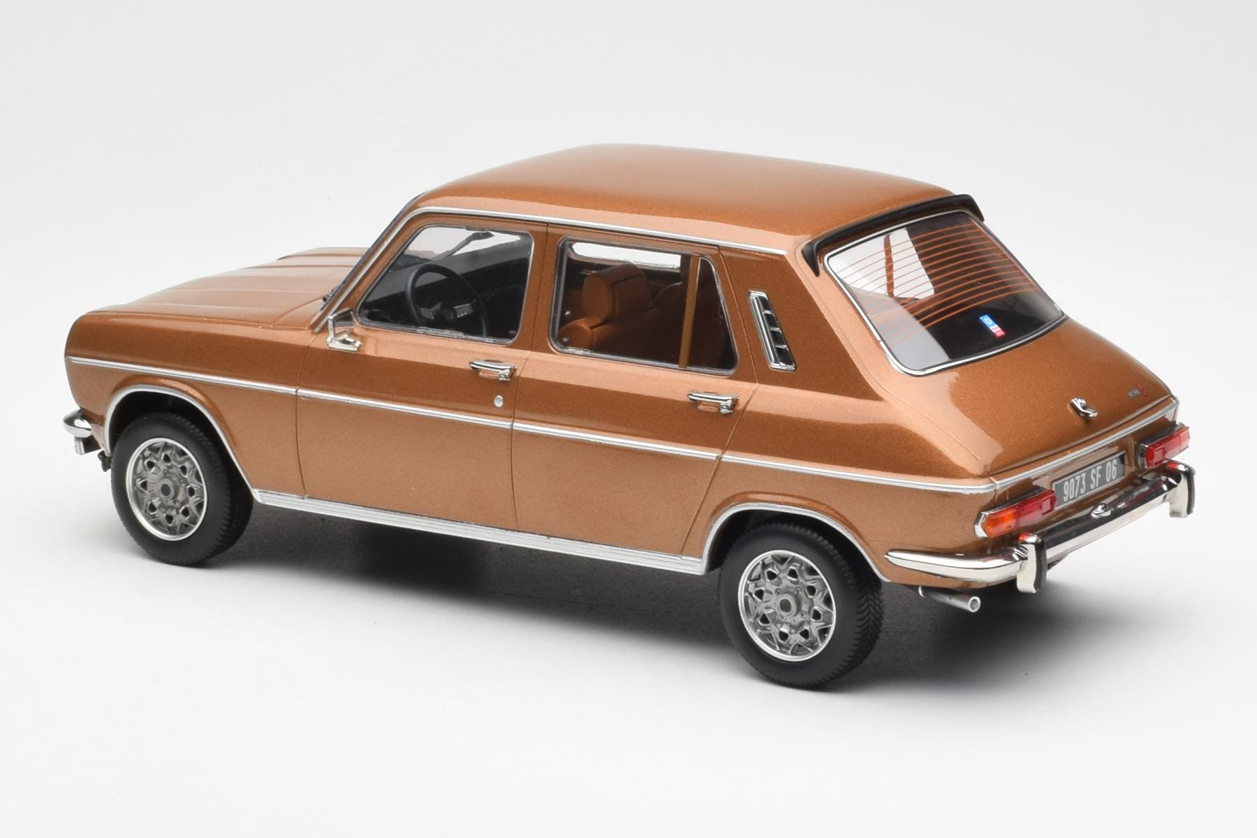 Simca 1100 Ti Sandalwood Metallic Norev 1:18 185750 Diecast - image 5 of 6