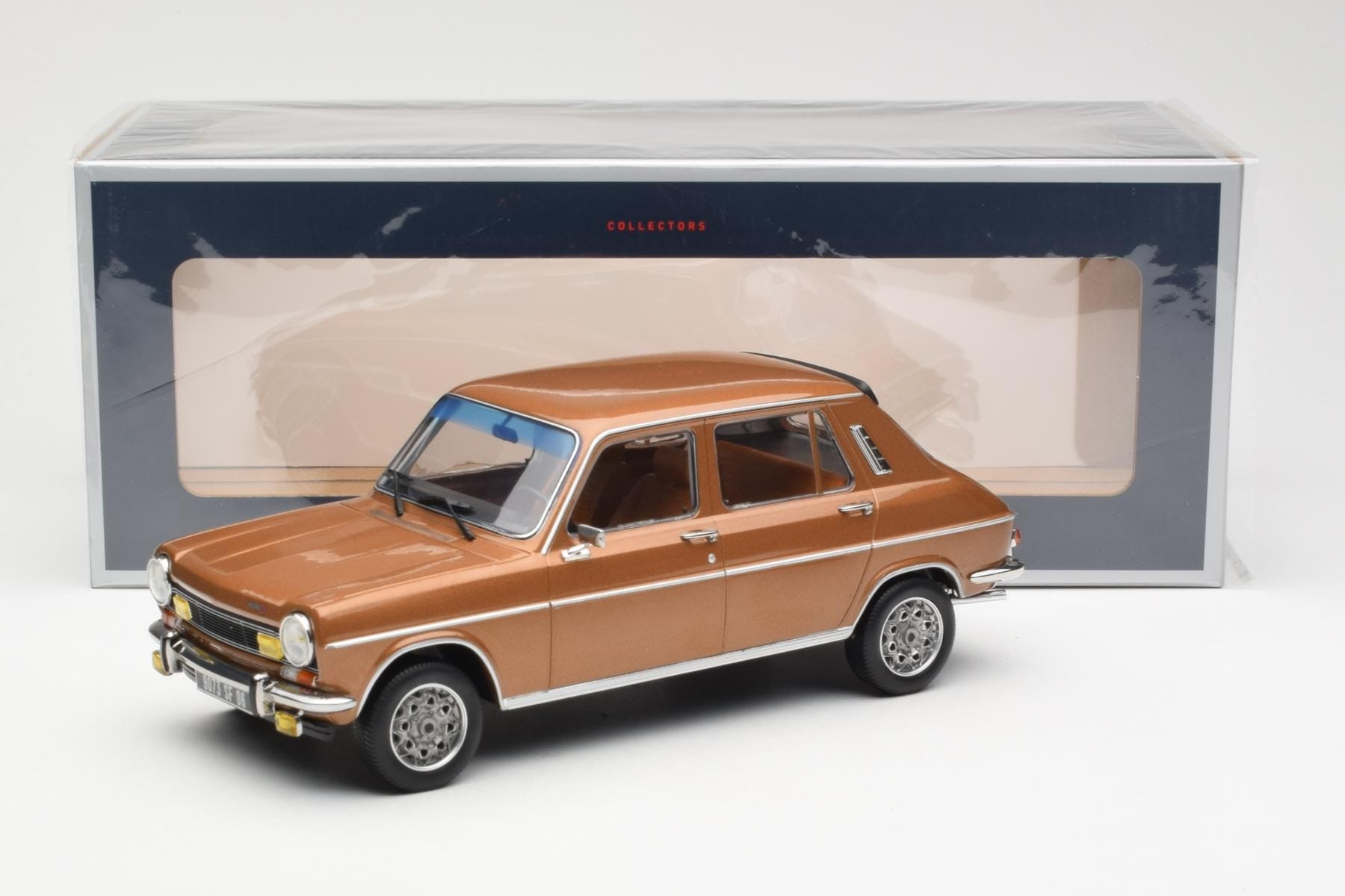 Simca 1100 Ti Sandalwood Metallic Norev 1:18 185750 Diecast - image 6 of 6