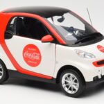 Smart Fortwo 451 Coca-Cola Minichamps 1:18 150036301 Diecast - image 6 of 8