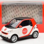 Smart Fortwo 451 Coca-Cola Minichamps 1:18 150036301 Diecast - image 8 of 8