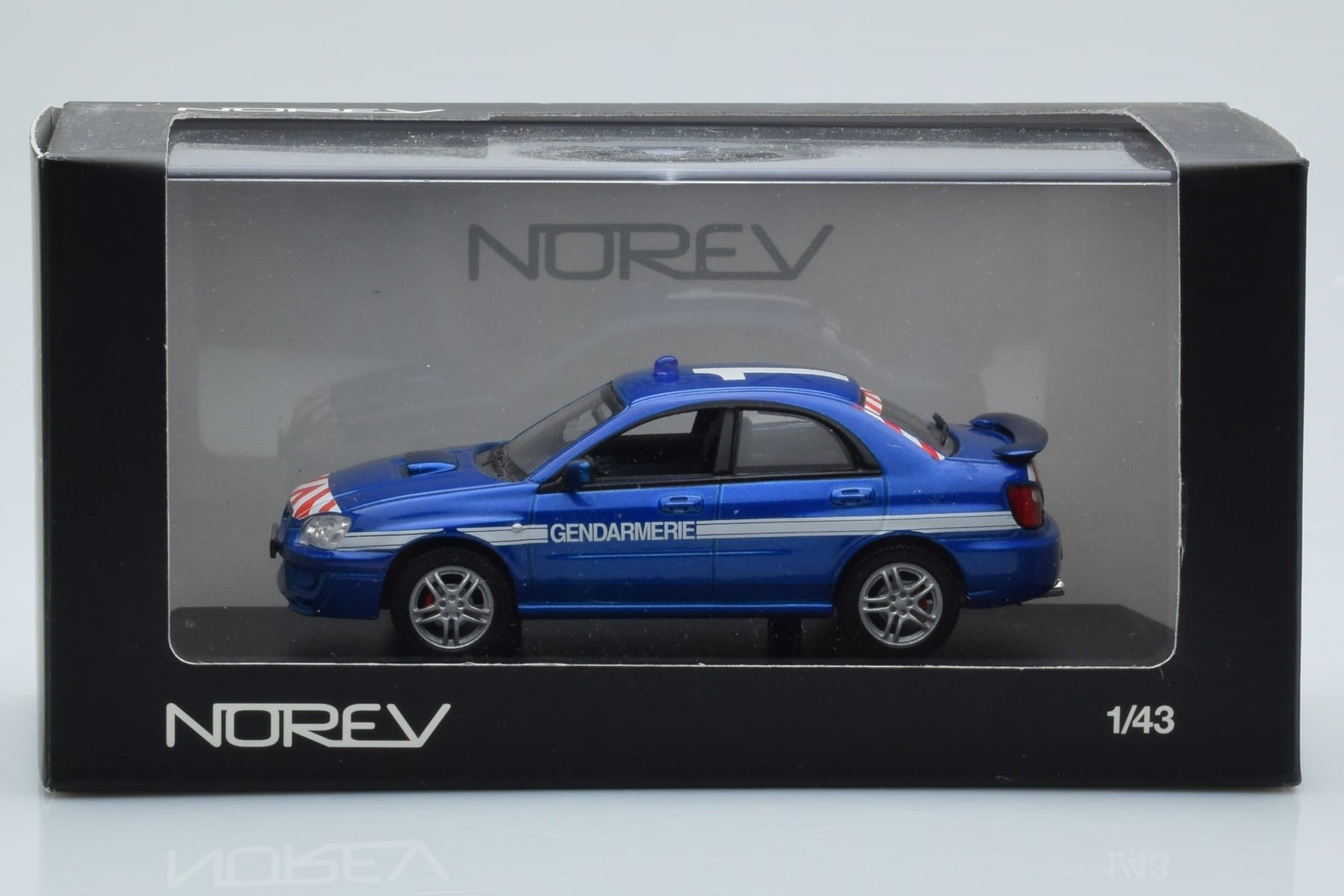 Subaru Impreza GD Gendarmerie Norev 1:43 800075 Diecast - image 4 of 4