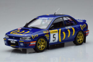 Subaru Impreza #5 C. Sainz / L. Moya 2nd Place Rally Monte Carlo 1995 Kyosho 1:18 08962B Diecast