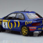 Subaru Impreza #5 C. Sainz / L. Moya 2nd Place Rally Monte Carlo 1995 Kyosho 1:18 08962B Diecast - image 6 of 9