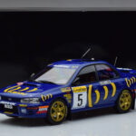 Subaru Impreza #5 C. Sainz / L. Moya 2nd Place Rally Monte Carlo 1995 Kyosho 1:18 08962B Diecast - image 9 of 9