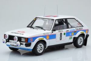 Talbot Sunbeam Lotus Night Version #8 H. Toivonen / P. White Rally Monte Carlo 1981 IXO 1:18 18RMC095B Diecast