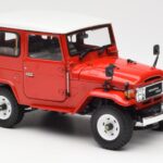 Toyota Land Cruiser FJ40 Van Red Kyosho 1:18 08971R Diecast - image 6 of 8