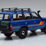 Toyota Land Cruiser 60 Blue With Optional Parts Kyosho 1:18 08956XBL Diecast - image 3 of 11