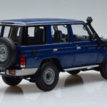 Toyota Land Cruiser J76 Blue Almost Real 1:18 870101 Diecast - image 3 of 7