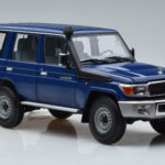 Toyota Land Cruiser J76 Blue Almost Real 1:18 870101 Diecast - image 5 of 7