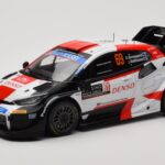 Toyota GR Yaris Rally1 #69 K. Rovanpera / J. Halttunen Rally Monte Carlo World Champion 2023 IXO 1:18 18RMC152B Diecast