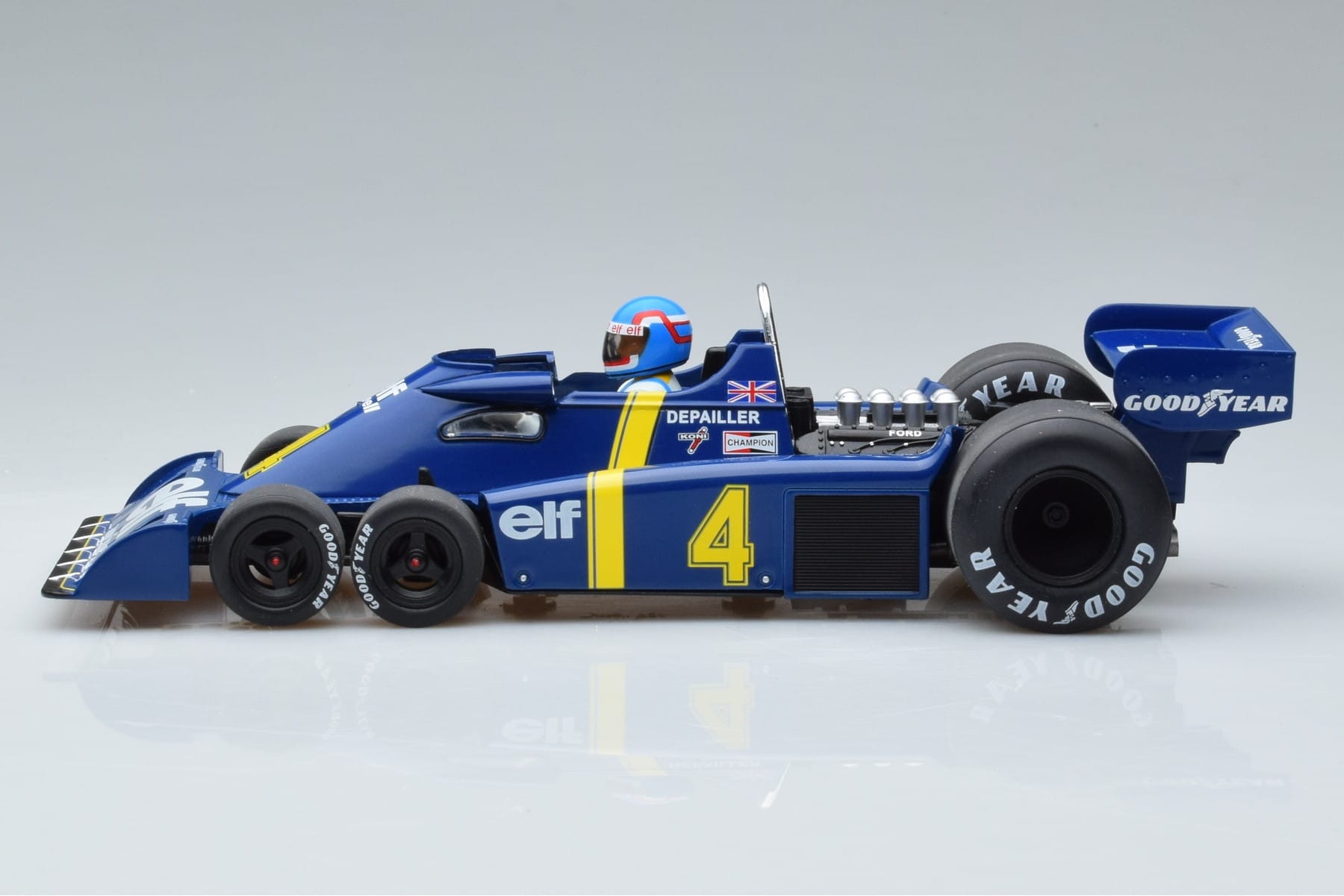 Tyrrell P34 Elf #4 P. Depailler Sweden GP 1976 MCG 1:18 MCG18615F Diecast - image 3 of 6