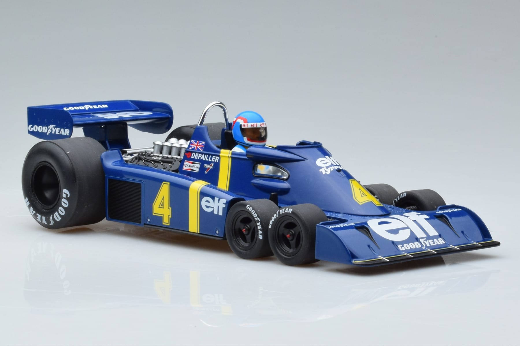 Tyrrell P34 Elf #4 P. Depailler Sweden GP 1976 MCG 1:18 MCG18615F Diecast - image 4 of 6