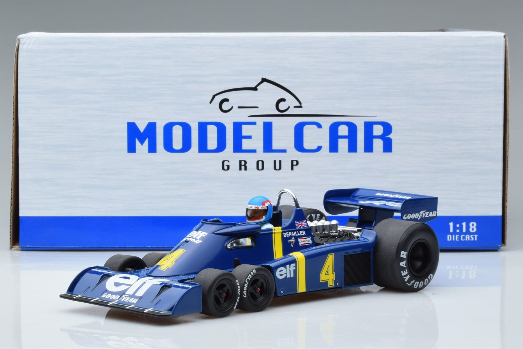 Tyrrell P34 Elf #4 P. Depailler Sweden GP 1976 MCG 1:18 MCG18615F Diecast - image 6 of 6