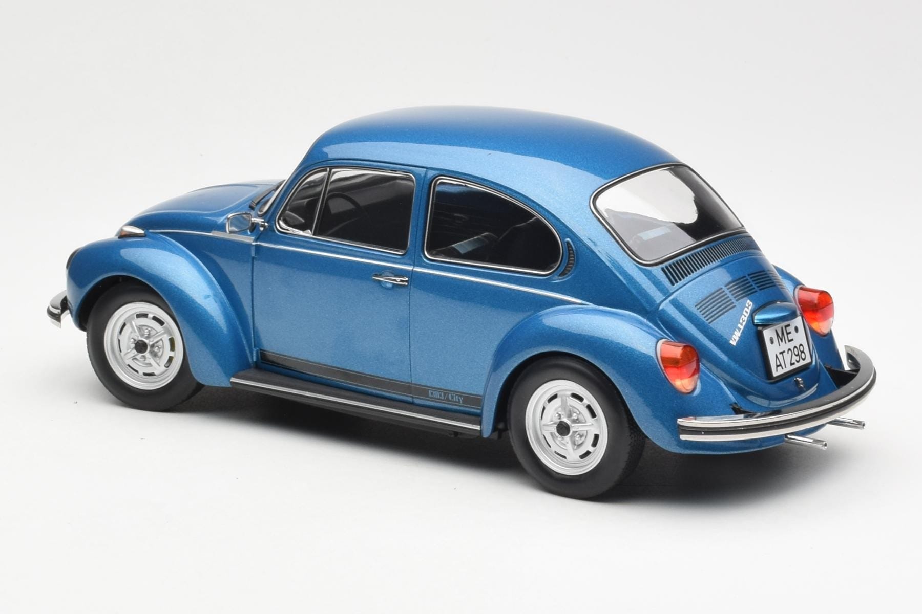 Volkswagen Beetle 1303 City Blue Norev 1:18 188525 Diecast - image 5 of 6