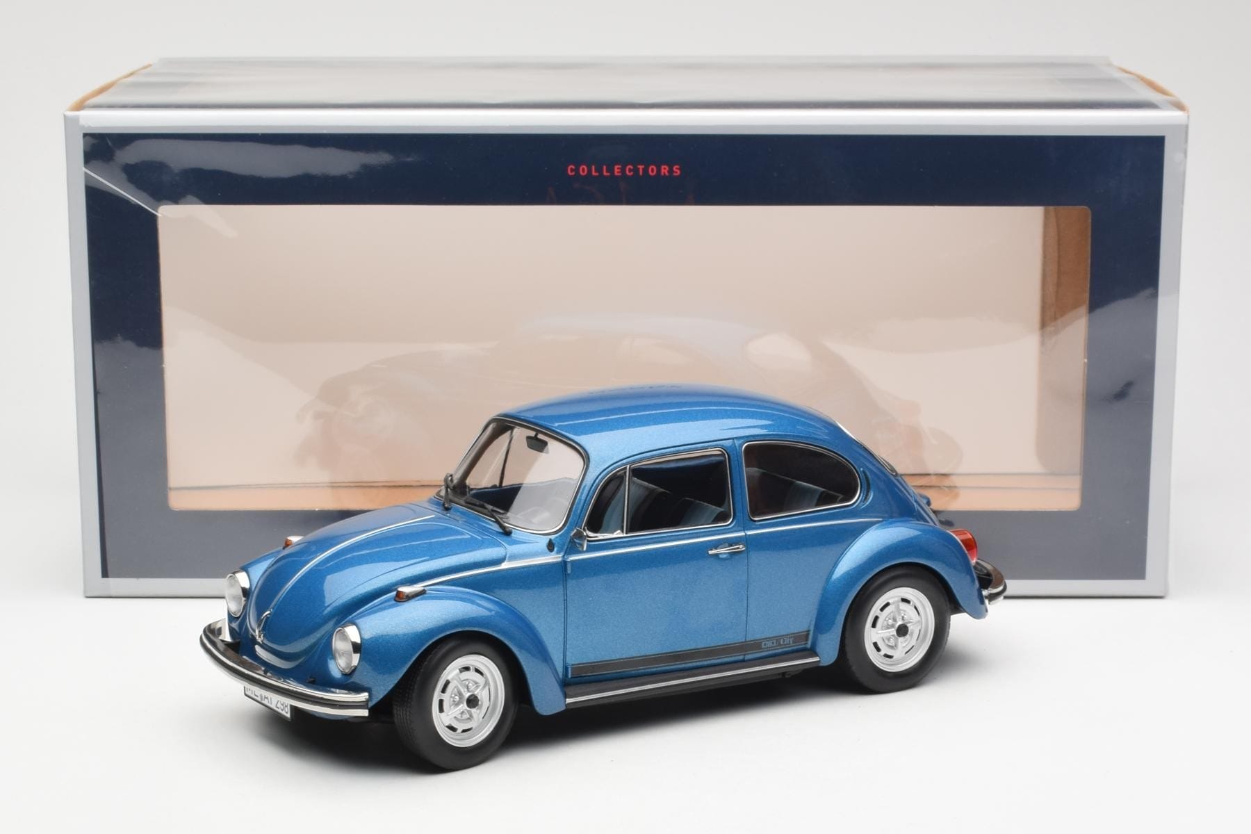 Volkswagen Beetle 1303 City Blue Norev 1:18 188525 Diecast - image 6 of 6