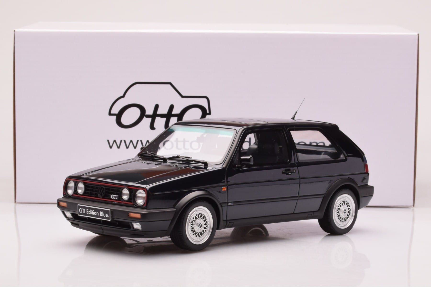 Volkswagen Golf Mk2 GTI Edition Blue Moonlight Blue Otto 1:18 OT1030 Resin - image 6 of 6