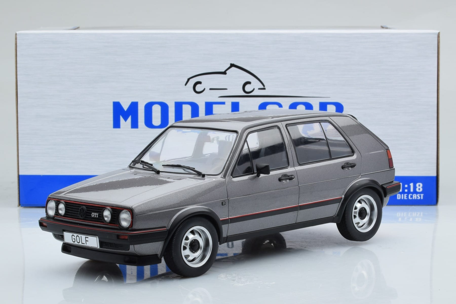 Volkswagen Golf GTI Mk2 Gray MCG 1:18 MCG18390 Diecast - image 6 of 6