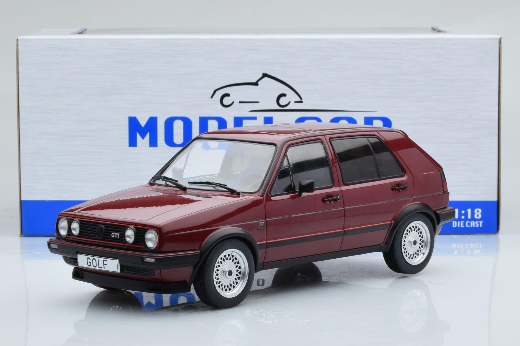Volkswagen Golf GTI Mk2 Red MCG 1:18 MCG18391 Diecast - image 6 of 6