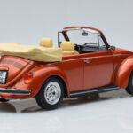 Volkswagen Beetle 1303 Cabriolet Orange Norev 1:18 188526 Diecast - image 2 of 6