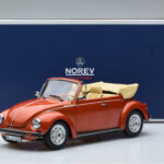 Volkswagen Beetle 1303 Cabriolet Orange Norev 1:18 188526 Diecast - image 6 of 6