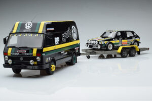 Volkswagen LT35 + Golf 1 GTI Group 2 Black Otto 1:18 OT353 Resin