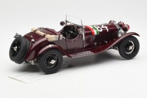Alfa Romeo 1750 GS Spider #84 T. Nuvolari / B. Guidotti Mille Miglia Winner 1930 CMC 1:18 M-141 Diecast - image 2 of 6