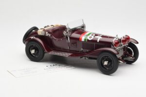 Alfa Romeo 1750 GS Spider #84 T. Nuvolari / B. Guidotti Mille Miglia Winner 1930 CMC 1:18 M-141 Diecast - image 4 of 6