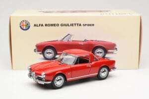 Alfa Romeo Giulietta 1300 Spider Red AUTOart 1:18 70157 Diecast - image 8 of 8