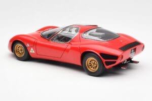 Alfa Romeo 33 Stradale Red AUTOart 1:18 70191 Diecast - image 7 of 8