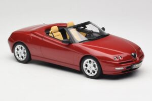 Alfa Romeo Spider 916 Proteo Red Metallic Norev 1:18 187854 Diecast - image 4 of 6