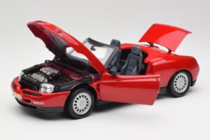 Alfa Romeo Spider 916 Alfa Red Maisto 1:18 50278 Diecast - image 2 of 8